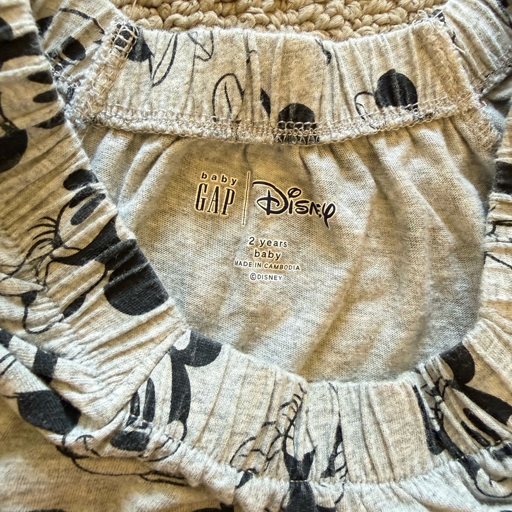 GAP Disney Gray Dress with Mickey Mouse Design - Picture 2 of 2